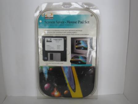 Screen Saver Mouse Pad Set - Cosmic Rings (SEALED) - PC Game